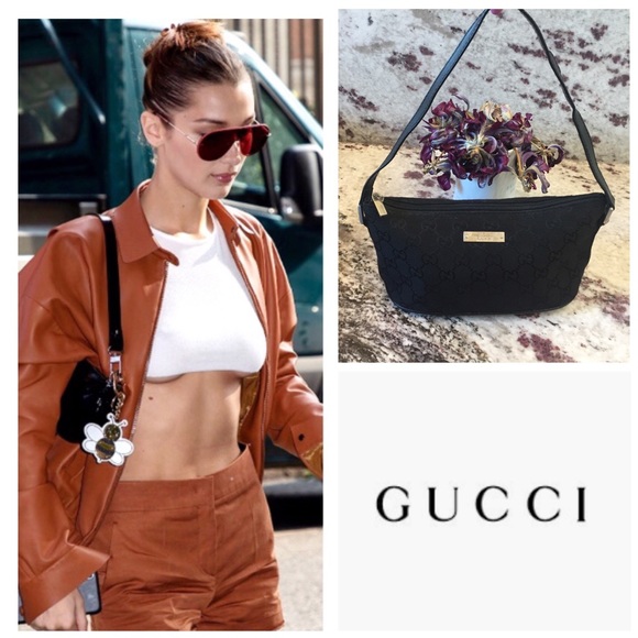 Gucci Handbags - GUCCI | Vintage mini purse canvas black GG print